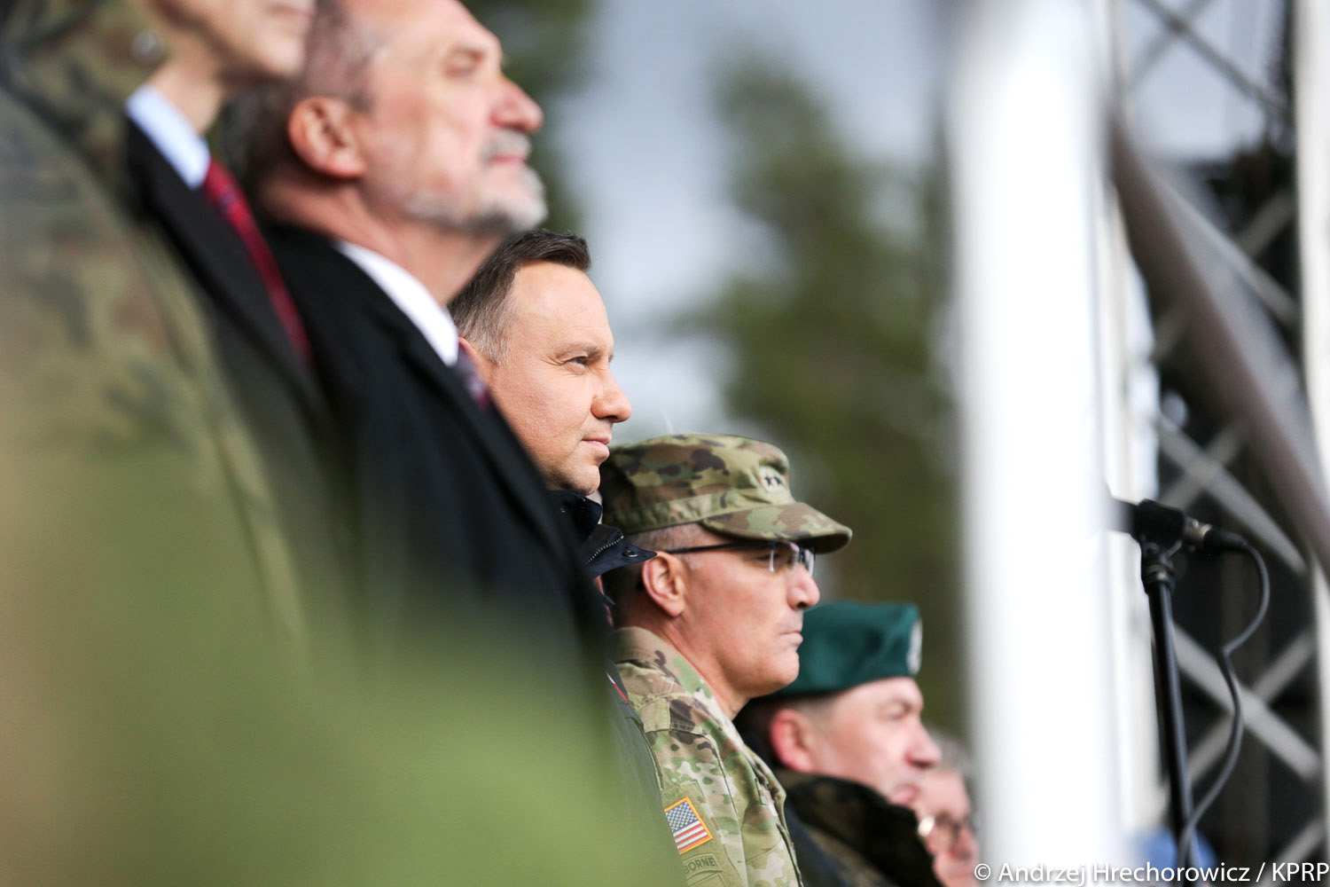 Uroczyste powitanie żołnierzy Batalionowej Grupy Bojowej NATO