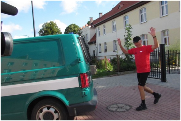 Rozpoczęcie Charytatywnego Biegu Weterana - Benedykt Bartnikowski